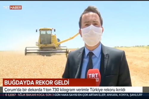 Our Hüseyinbey variety is on TRT NEWS